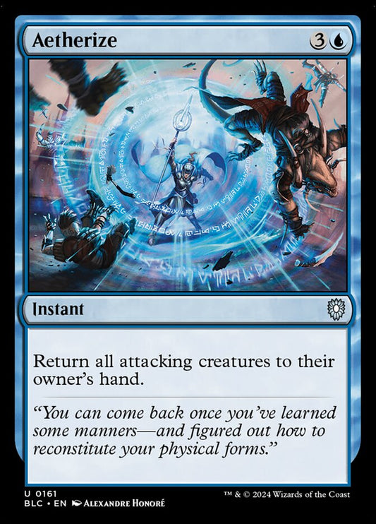 MTG Card Title: Aetherize BLC/161