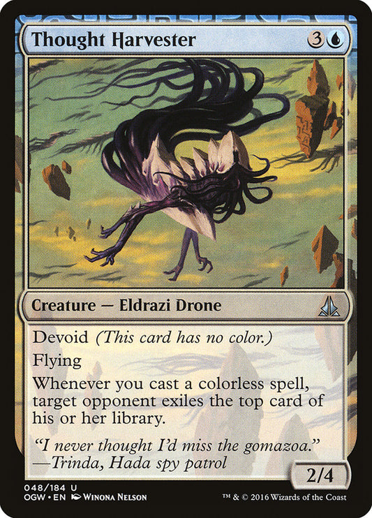 MTG Card Title: Thought Harvester OGW/48