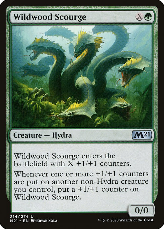MTG Card Title: Wildwood Scourge M21/214