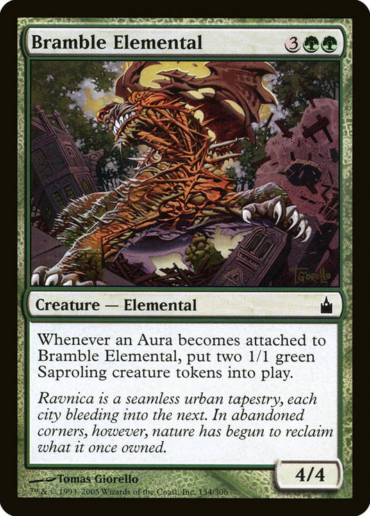 MTG Card Title: Bramble Elemental RAV/154