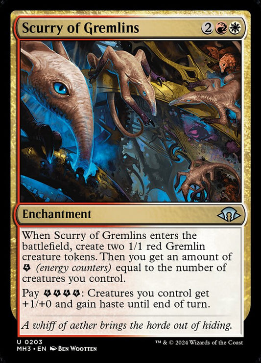 MTG Card Title: Scurry of Gremlins MH3/203