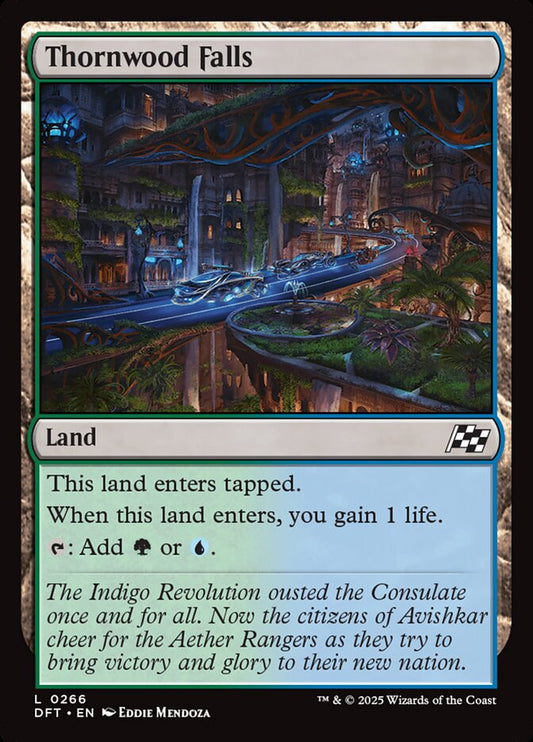 MTG Card Title: Thornwood Falls DFT/266