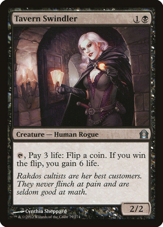 MTG Card Title: Tavern Swindler RTR/79