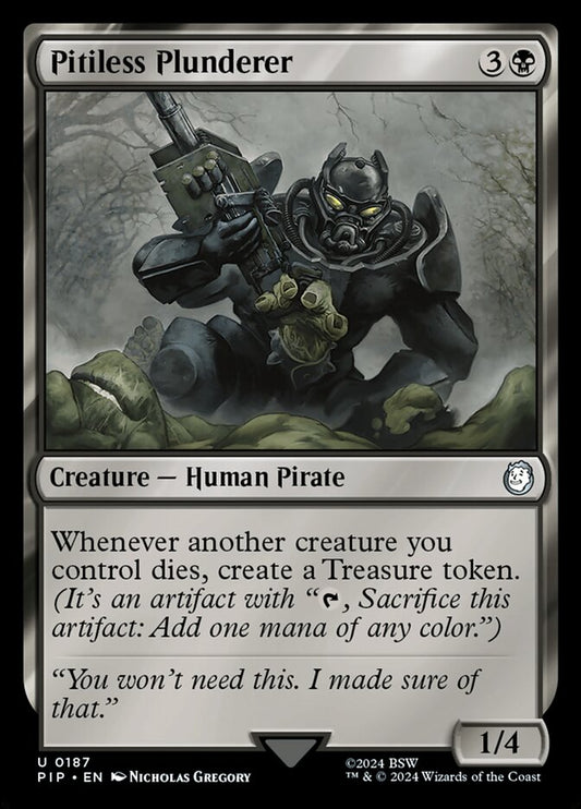 MTG Card Title: Pitiless Plunderer PIP/187