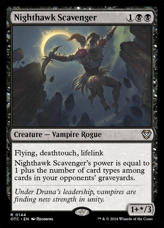 MTG Card Title: Nighthawk Scavenger OTC/144