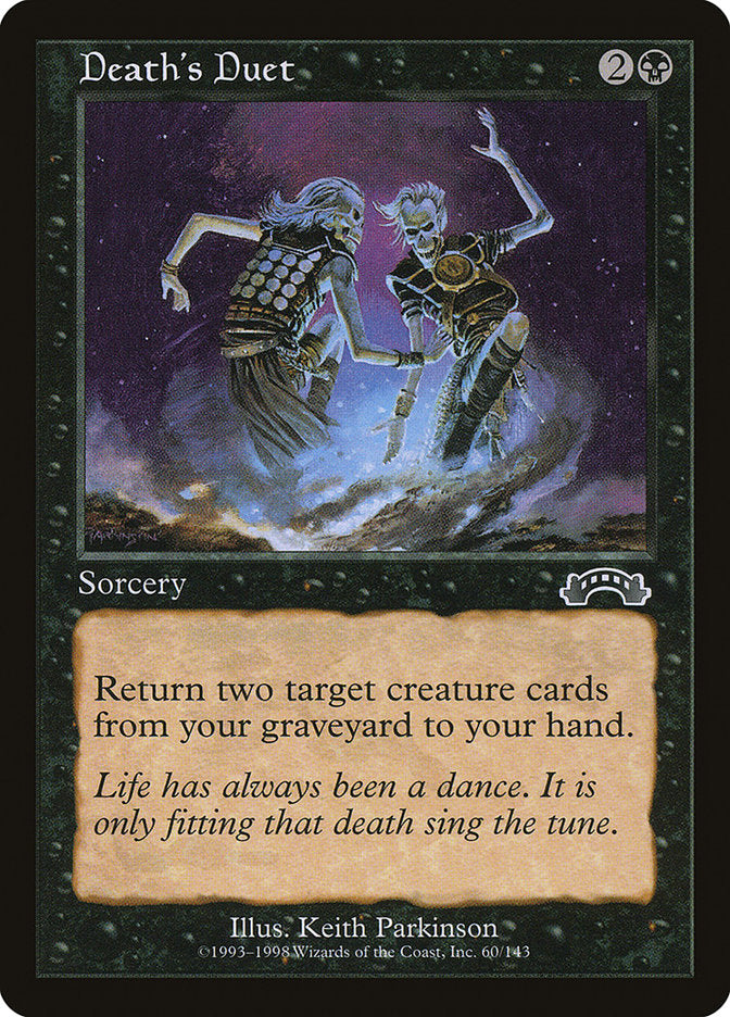 MTG Card Title: Death's Duet EXO/60