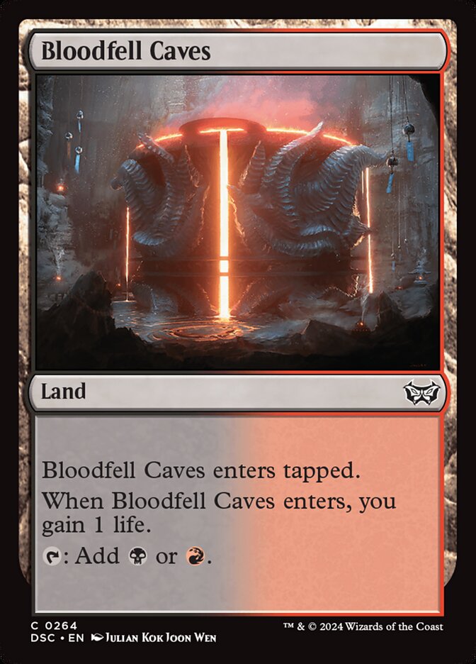 MTG Card Title: Bloodfell Caves DSC/264
