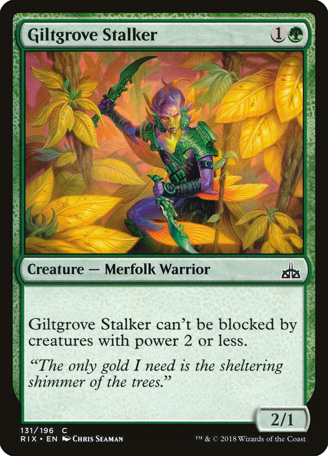 MTG Card Title: Giltgrove Stalker RIX/131