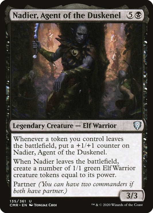 MTG Card Title: Nadier, Agent of the Duskenel CMR/135