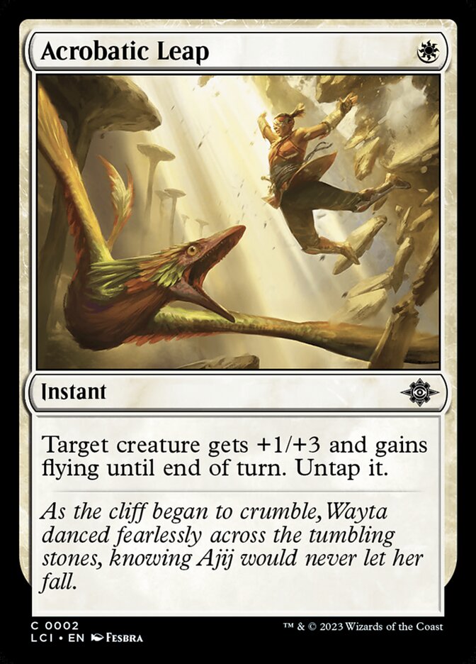 MTG Card Title: Acrobatic Leap LCI/2