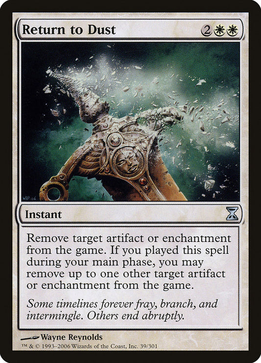 MTG Card Title: Return to Dust TSP/39