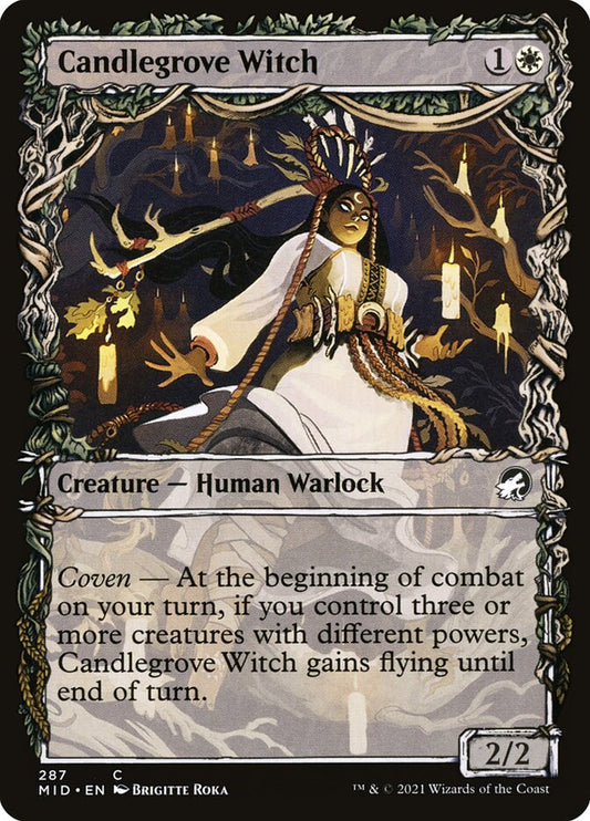 MTG Card Title: Candlegrove Witch MID/287