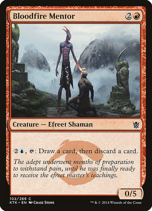 MTG Card Title: Bloodfire Mentor KTK/102