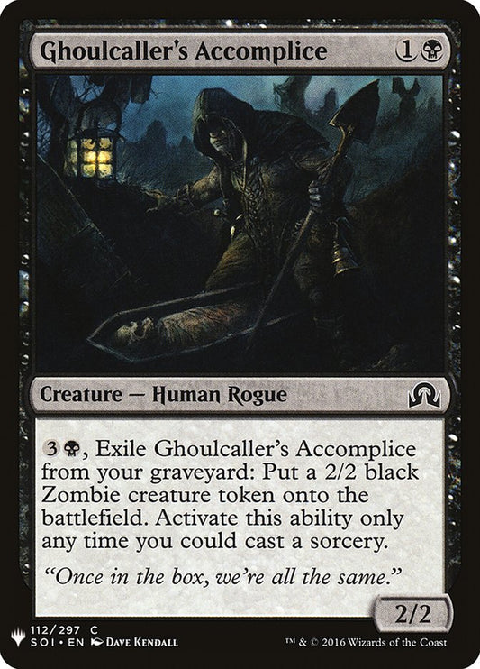 MTG Card Title: Ghoulcaller's Accomplice PLST/SOI-112