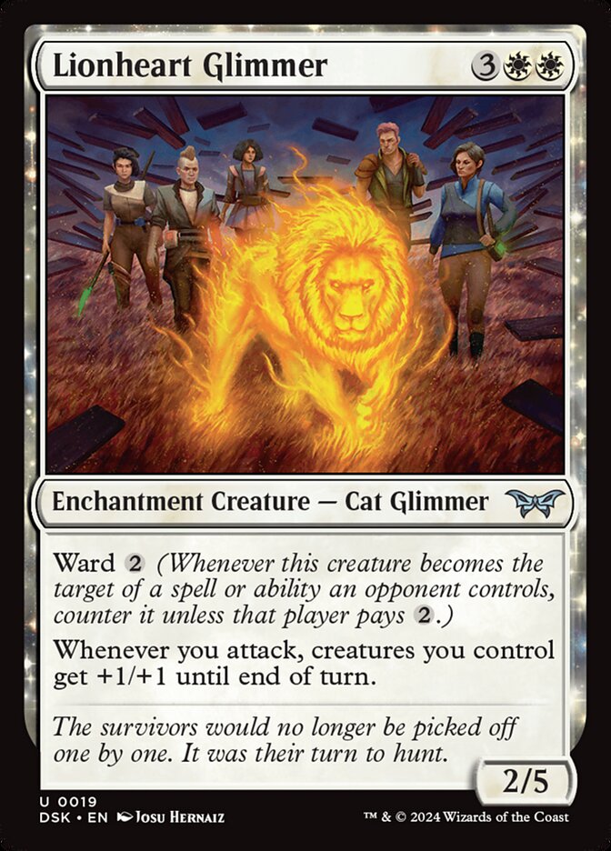 MTG Card Title: Lionheart Glimmer DSK/19