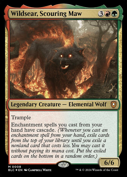 MTG Card Title: Wildsear, Scouring Maw BLC/8
