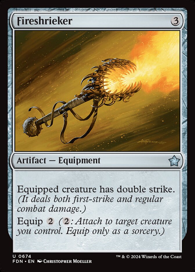 MTG Card Title: Fireshrieker FDN/674