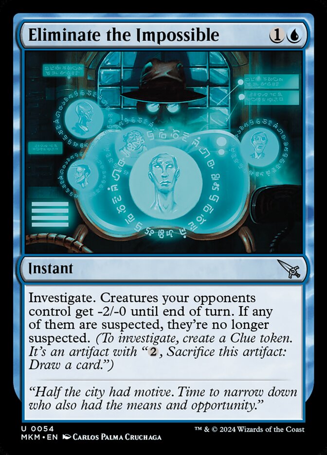 MTG Card Title: Eliminate the Impossible MKM/54