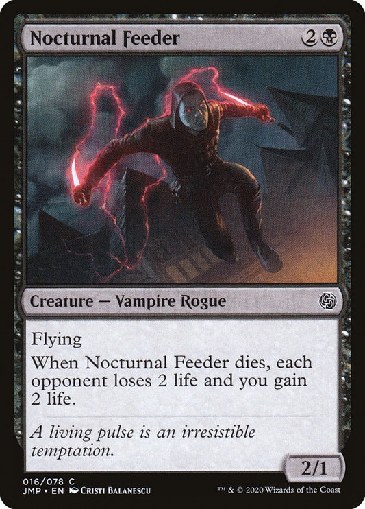 MTG Card Title: Nocturnal Feeder JMP/16