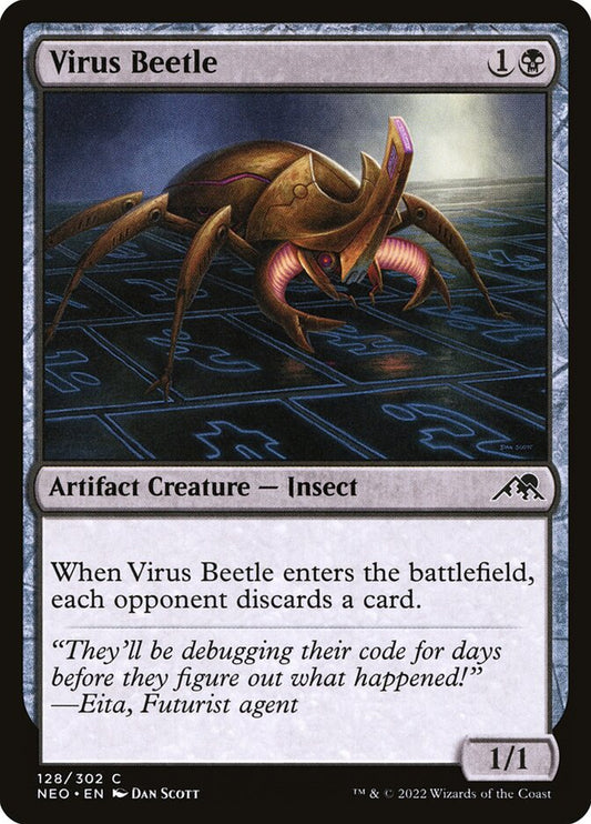 MTG Card Title: Virus Beetle NEO/128