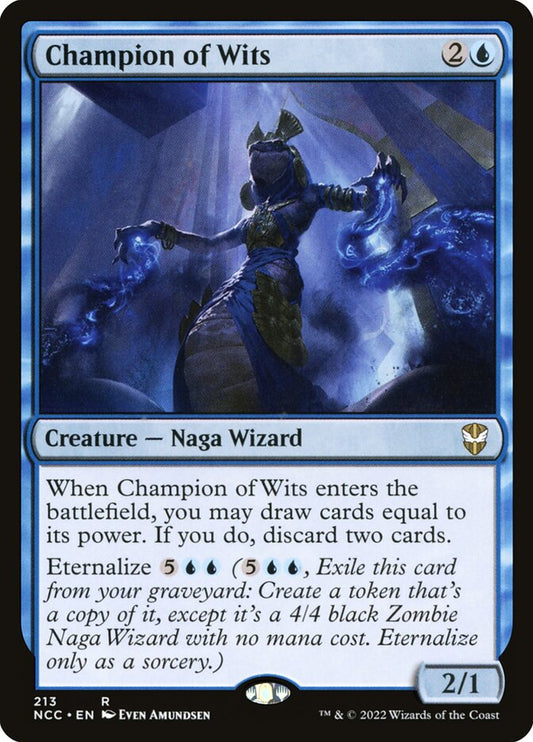 MTG Card Title: Champion of Wits NCC/213