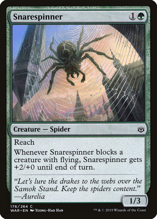 MTG Card Title: Snarespinner WAR/176