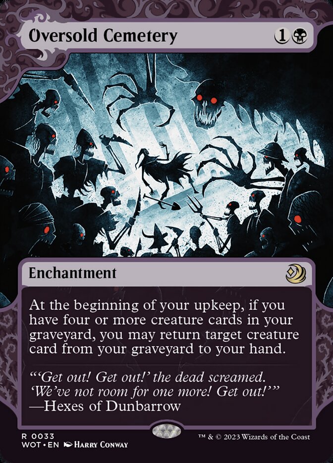 MTG Card Title: Oversold Cemetery WOT/33