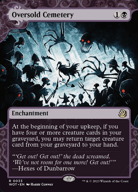 MTG Card Title: Oversold Cemetery WOT/33