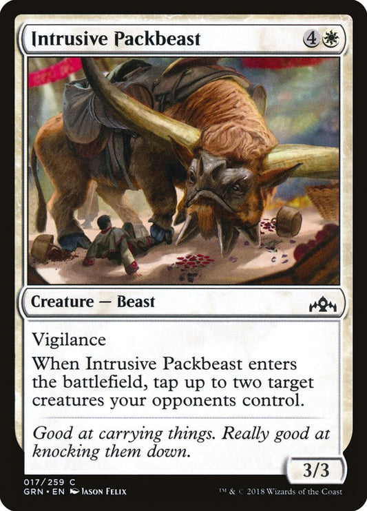 MTG Card Title: Intrusive Packbeast GRN/17