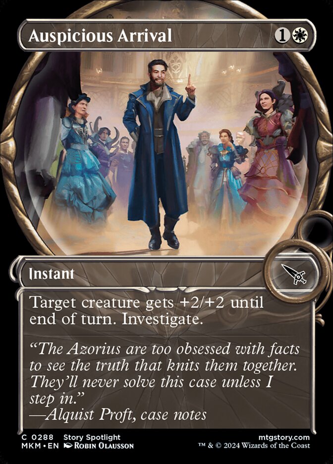 MTG Card Title: Auspicious Arrival MKM/288