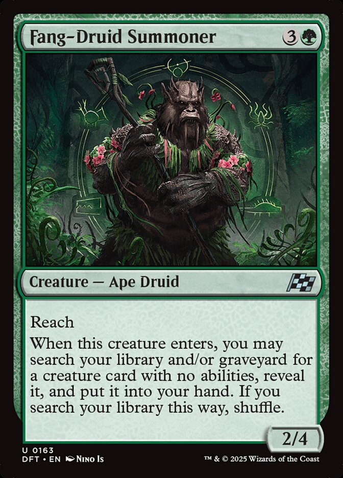 MTG Card Title: Fang-Druid Summoner DFT/163