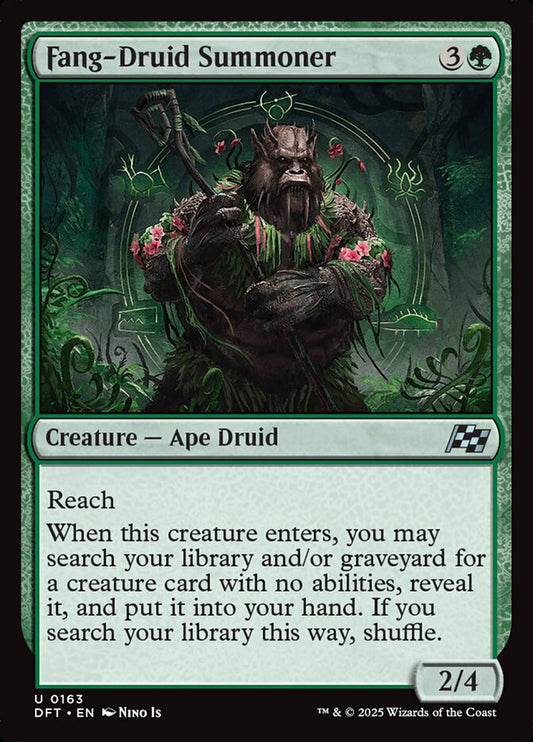 MTG Card Title: Fang-Druid Summoner DFT/163