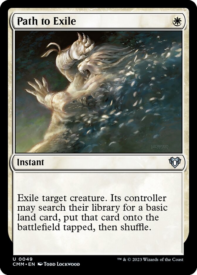 MTG Card Title: Path to Exile CMM/49