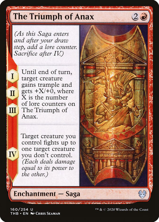 MTG Card Title: The Triumph of Anax THB/160