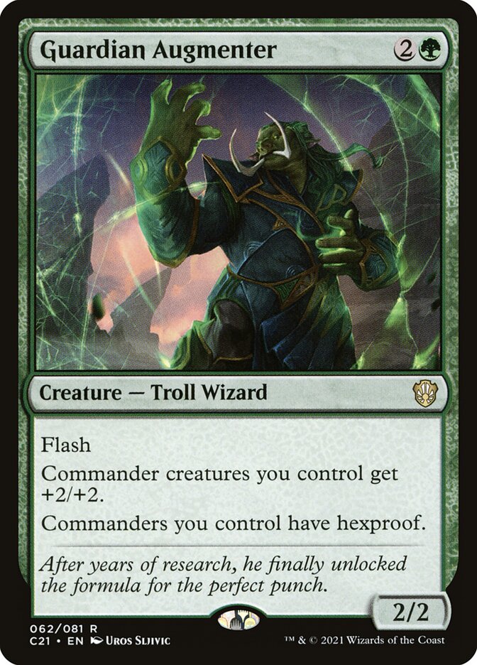 MTG Card Title: Guardian Augmenter C21/62