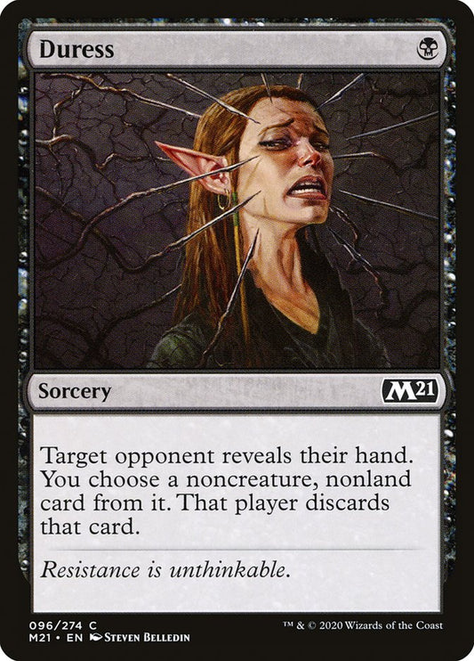 MTG Card Title: Duress M21/96