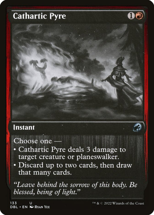 MTG Card Title: Cathartic Pyre DBL/133