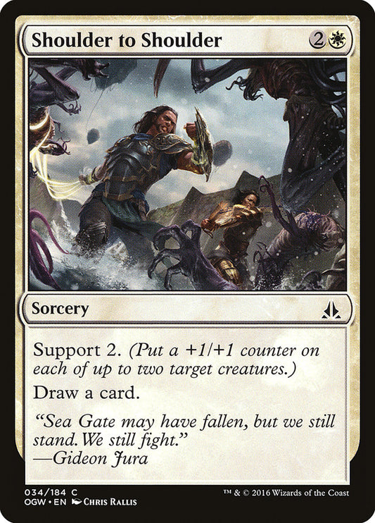 MTG Card Title: Shoulder to Shoulder OGW/34