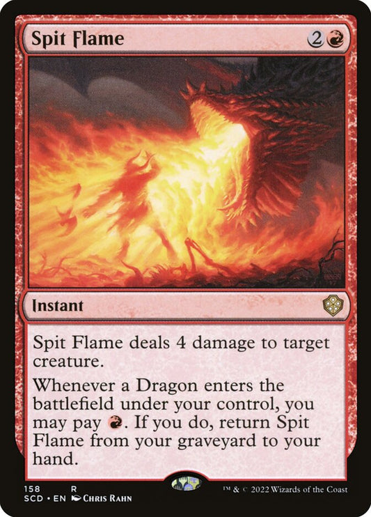 MTG Card Title: Spit Flame SCD/158