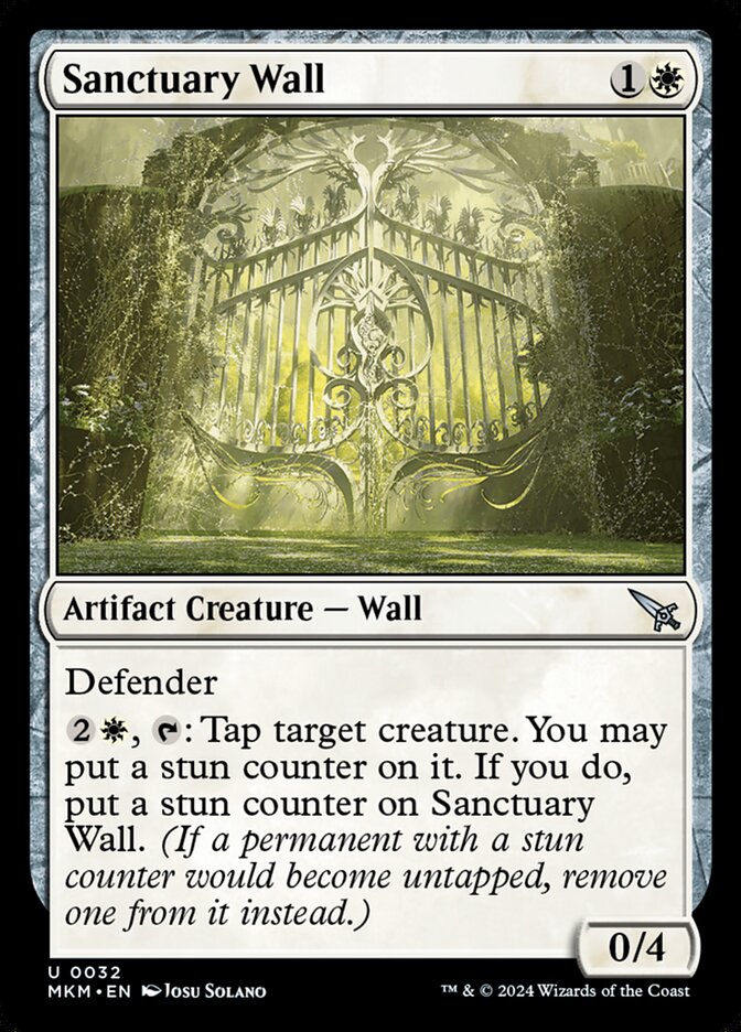MTG Card Title: Sanctuary Wall MKM/32