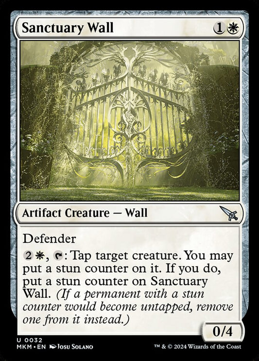 MTG Card Title: Sanctuary Wall MKM/32