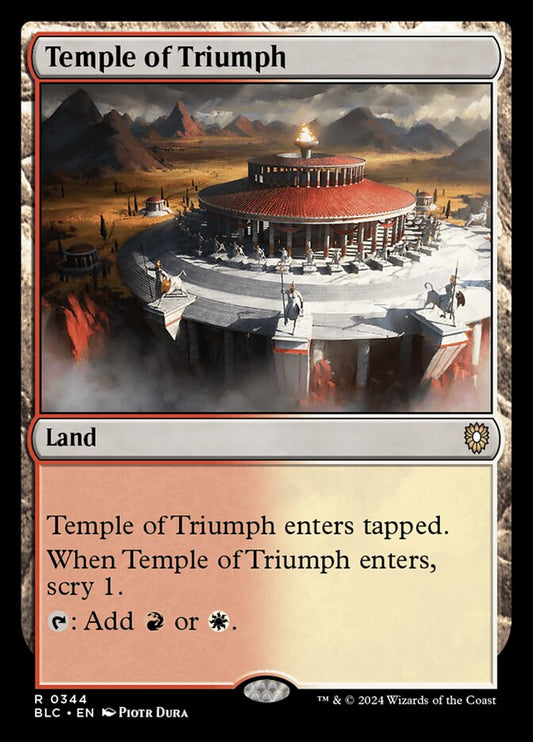 MTG Card Title: Temple of Triumph BLC/344