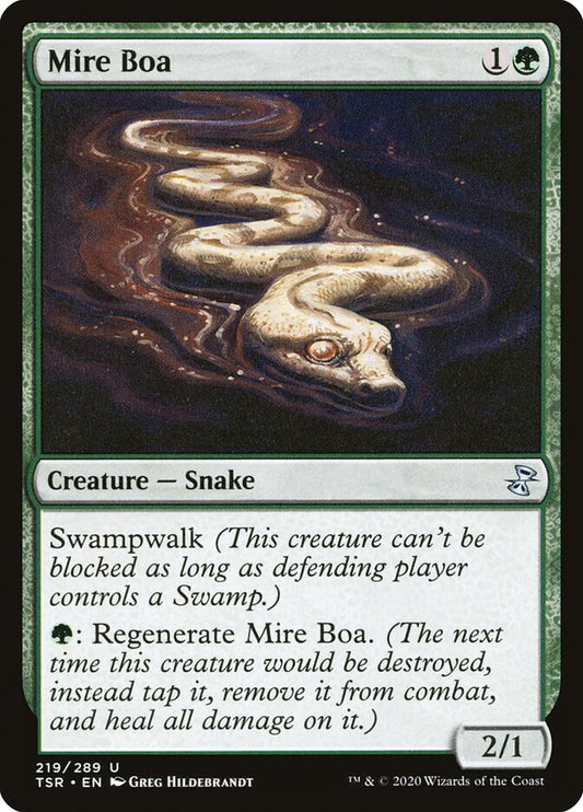MTG Card Title: Mire Boa TSR/219