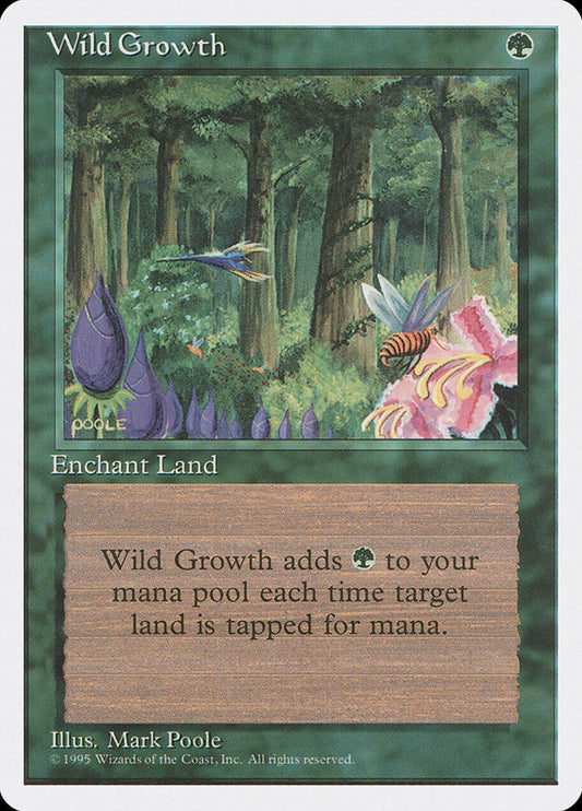 MTG Card Title: Wild Growth 4ED/289