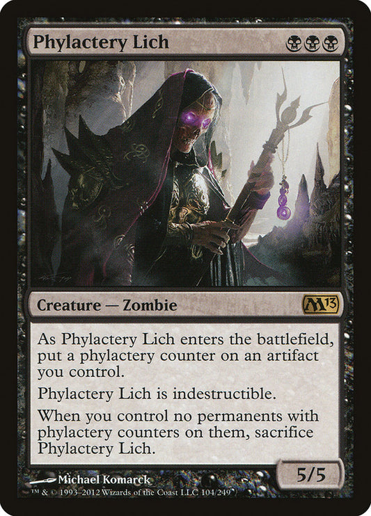 MTG Card Title: Phylactery Lich M13/104