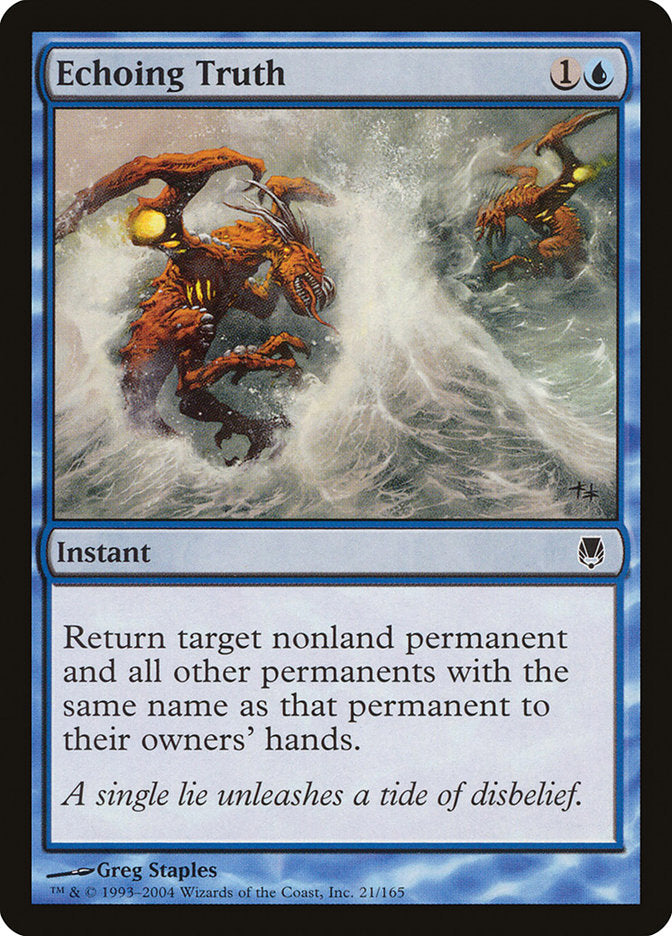 MTG Card Title: Echoing Truth DST/21