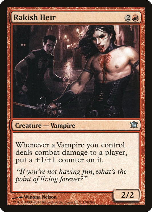 MTG Card Title: Rakish Heir ISD/158