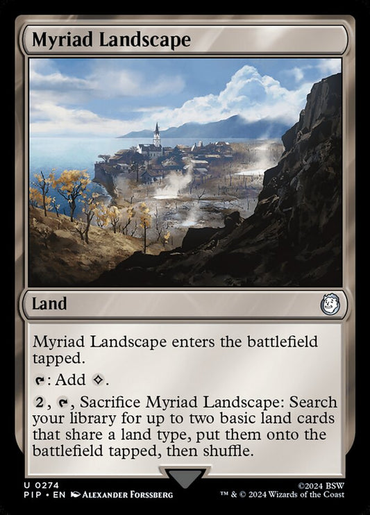 MTG Card Title: Myriad Landscape PIP/274