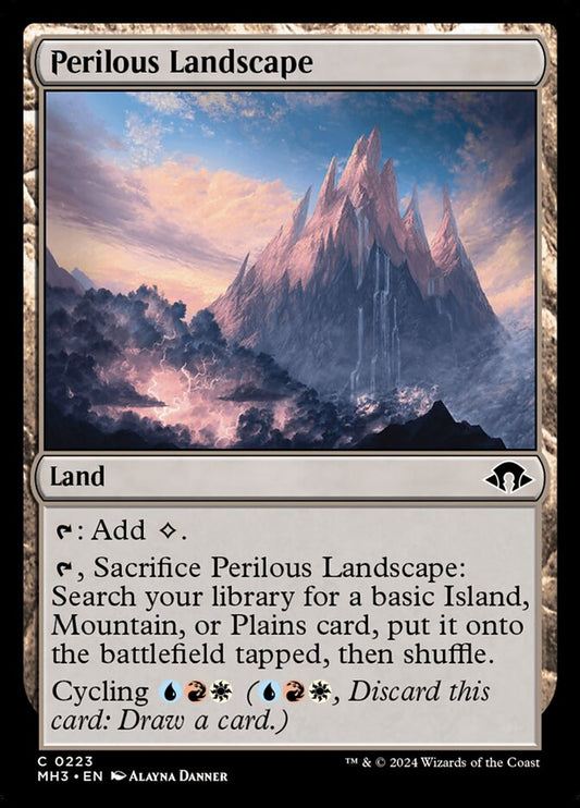 MTG Card Title: Perilous Landscape MH3/223