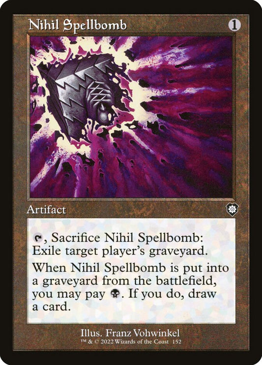 MTG Card Title: Nihil Spellbomb BRC/152